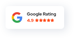 white Google labs with a rating
