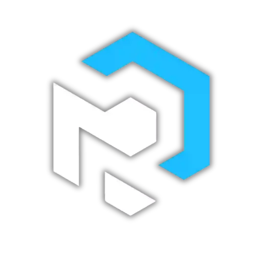 AI Revolution Logo - white and Blu
